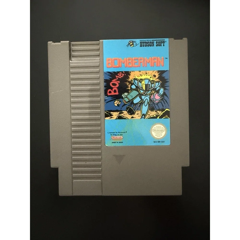Nintendo NES Bomberman 1985 made in Japan untested Hudson Soft